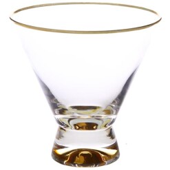 Dessert Bowls Gold Rim Set of Six