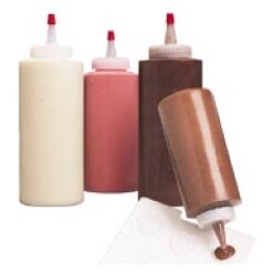 Squeeze Bottle Set of 2 6 oz