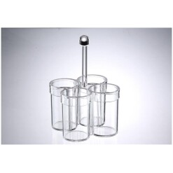 Utensil Caddy Acrylic Round