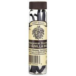 Premium Bourbon Madagascar Vanilla Beans, Two