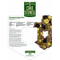 Dreidel Template for Cookie Cake