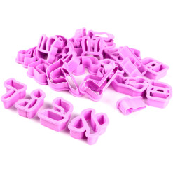 Hebrew Alphabet Siddur Font 1" Cookie Cutter Set