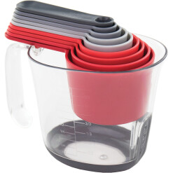 Magnetic Nested Measuring System Red