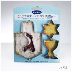 Chanukah Linzer Cookie Cutter Set