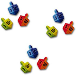 Sugar Deco Dreidel Edible