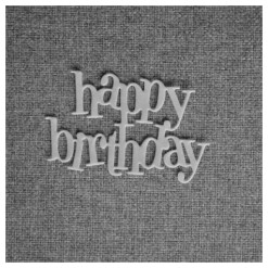 Edible Wafer Paper Happy Birthday