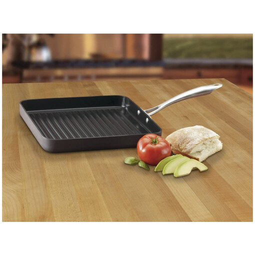 CUISINART GREENGOURMET HARD ANODIZED 11 GRILL PAN - The Peppermill