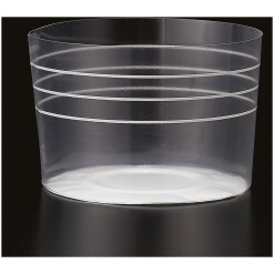 Clear Striped Ramekins (12 Count)