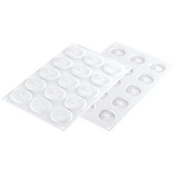 Silikomart "PLISSE 7" Disc Silicone Mold