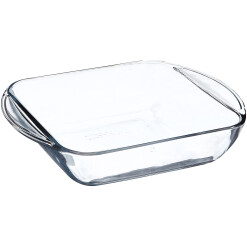 2QT Square Glass Baker
