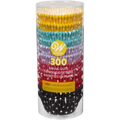 Polka Dot Cupcake Liners (300 Count)
