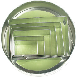 Rectangle Cookie Cutter Set (6pc)