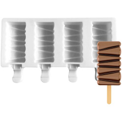 Silicone Pop Mold Drizzle Shape