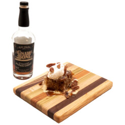 Wood Board Striped Rectangle