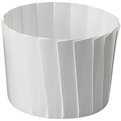 White Pleated Paper Ramekin