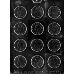 Large Coin Chocolate Mold