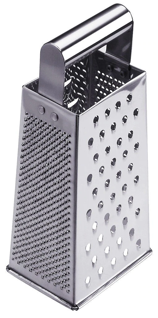 Met Lux Stainless Steel Fine Grater - with Plastic Handle - 12 inch - 1 Count Box