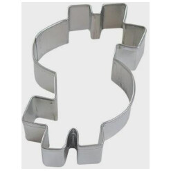 Dollar Sign Cookie Cutter