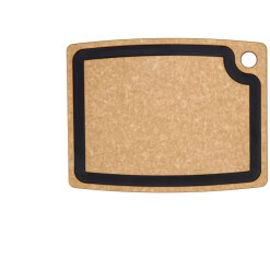 Gourmet Series Natural and Slate Cutting Board