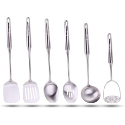 Milvado Brushed Stainless Steel Utensils