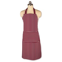 Cabernet Pinstripe Apron