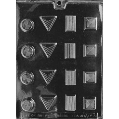 Bite Size Shapes Chocolate Mold