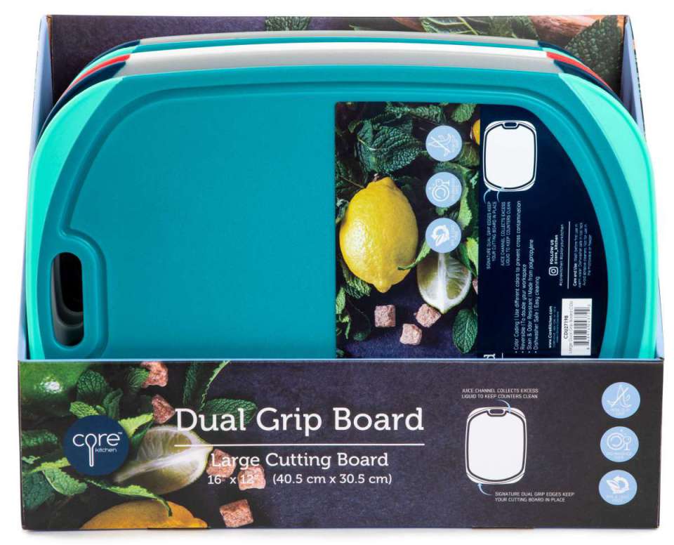 Large Assorted Dual Grip Cutting Board - The Peppermill