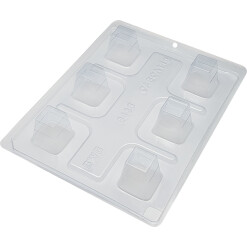 Square Dessert Cup Mold 3 Piece