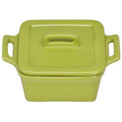 5oz Square Covered Ramekin-Citron