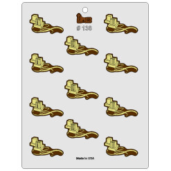 Bar Mitzvah Tefillin With Straps Chocolate Mold