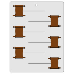 Sefer Torah Chocolate Pop Mold