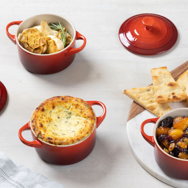 Le Creuset Stoneware 14 oz Round Cocotte - The Peppermill