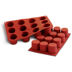 Silikomart Deep Cylinder for Cheesecake Silicone Mold