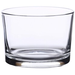 Sleek Glass Dessert Dip Bowls