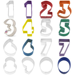 Individual Number Cookie Cutters