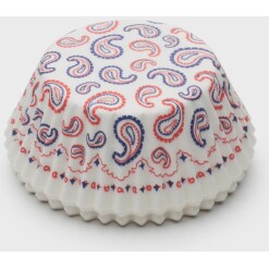 White Paisley Cupcake Liners (50 Count)