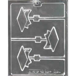 Graduation Caps Chocolate Pop Mold