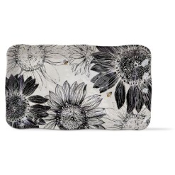 Let It Be Floral Melamine Platter