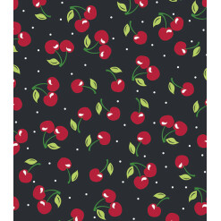 Poly Coated Black Cherries Chef Apron
