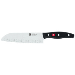Zwilling Twin Signature 7-Inch, Hollow Edge Santoku Knife