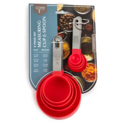 Red Measuring Set (8 Pc)