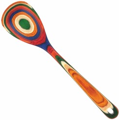Brightly Colored Wooden Spoon