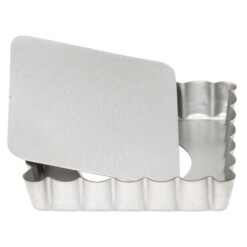 4" Mini Nonstick Square Silvertop Tart