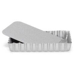 5" Mini Nonstick Rectangle Silvertop Tart