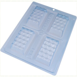 Chocolate Bar Mold Mini Tablete 3 Part
