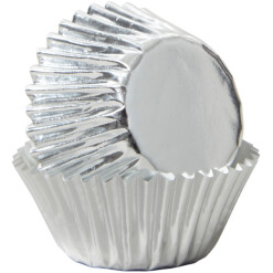 Mini Silver Foil Cupcake Cups