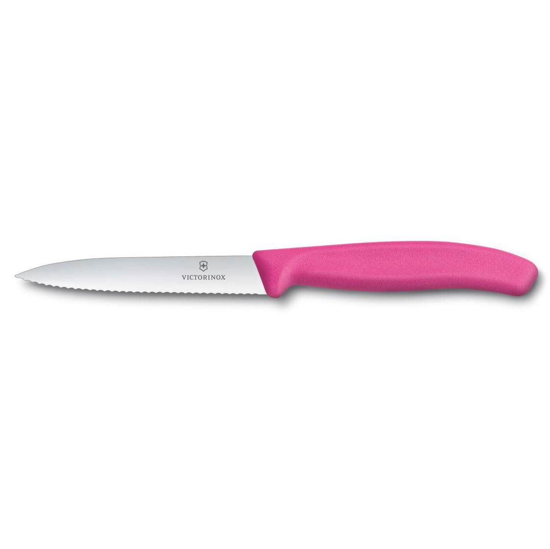 Victorinox 4 Large Pink Serrated Paring Knife - The Peppermill