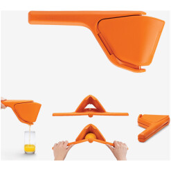 Orange Fluicer Fold Flat Juicer