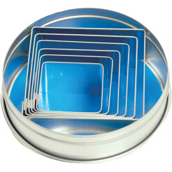 Square Cookie Cutter Set of 6