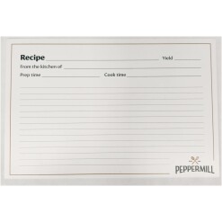 The Peppermill Recipe Cards